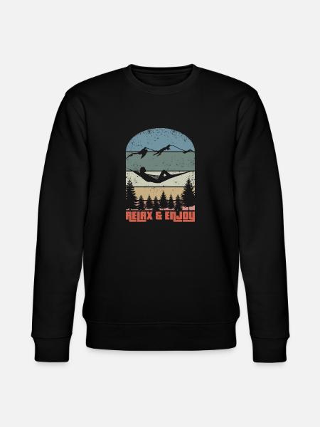Relax & Enjoy - Stanley/Stella Unisex Bio-Sweatshirt CHANGER  - Schwarz