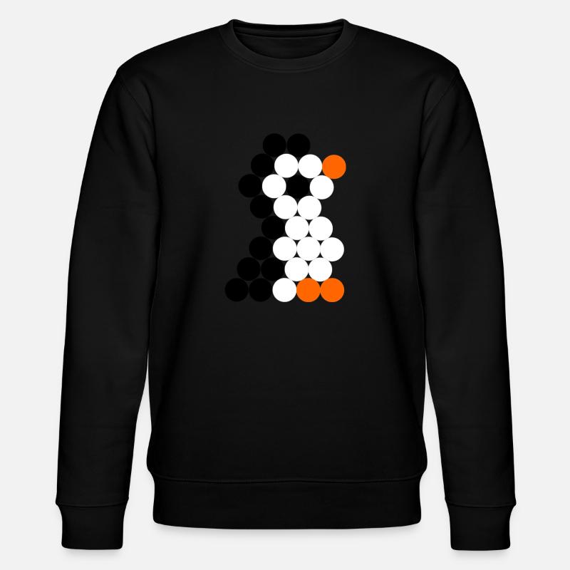 Pinguin - Stanley/Stella Unisex Bio-Sweatshirt CHANGER  - Schwarz