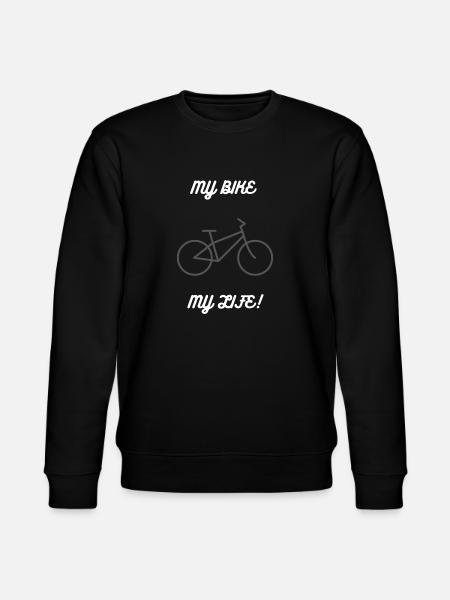 Fahrrad - Stanley/Stella Unisex Bio-Sweatshirt CHANGER  - Schwarz