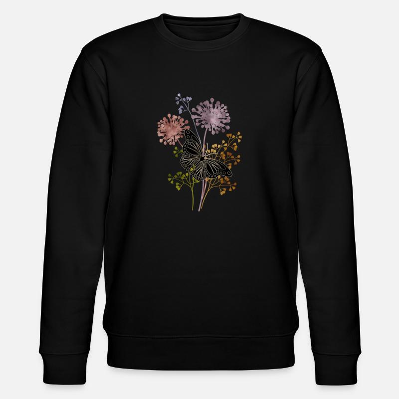 Papillon - Sweat bio CHANGER Stanley/Stella Unisexe - noir