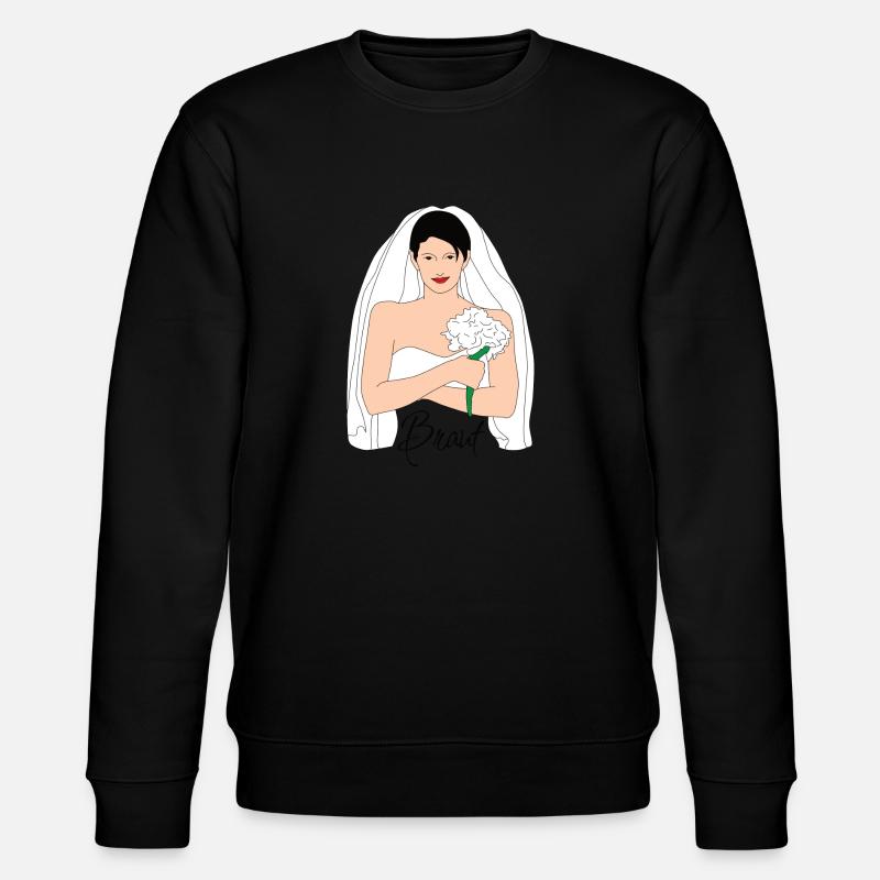 braut schwarz 1 - Stanley/Stella Unisex Bio-Sweatshirt CHANGER  - Schwarz