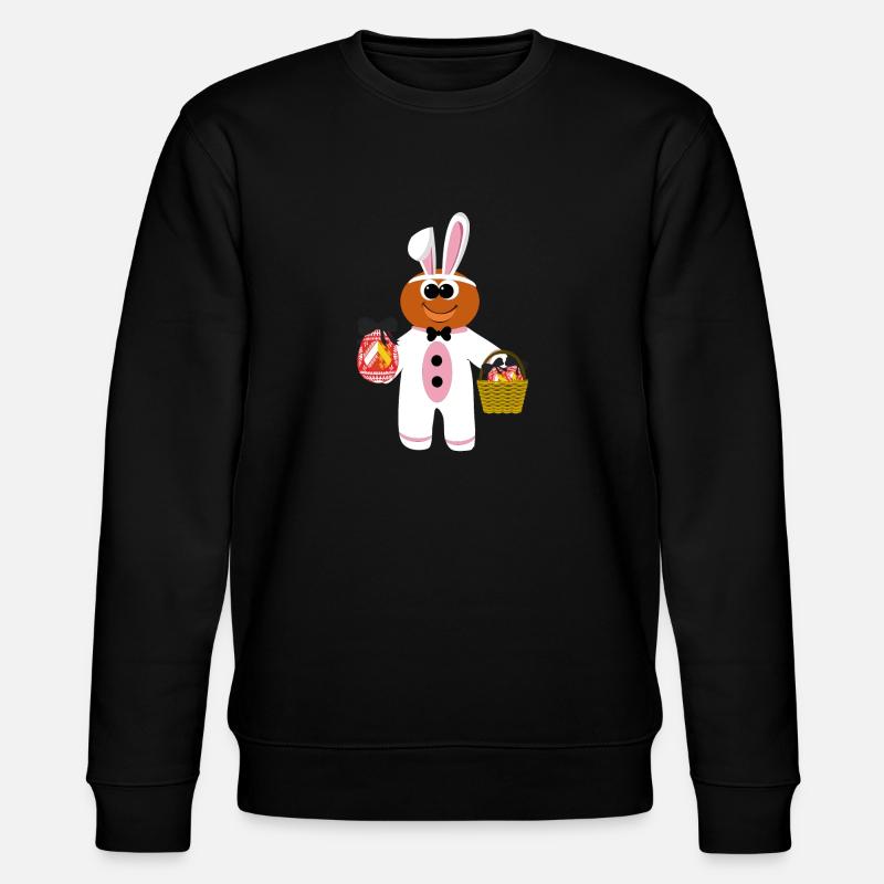 Mannele Mannala Rabbit Alsace - Stanley/Stella CHANGER Unisex Organic Sweatshirt - black
