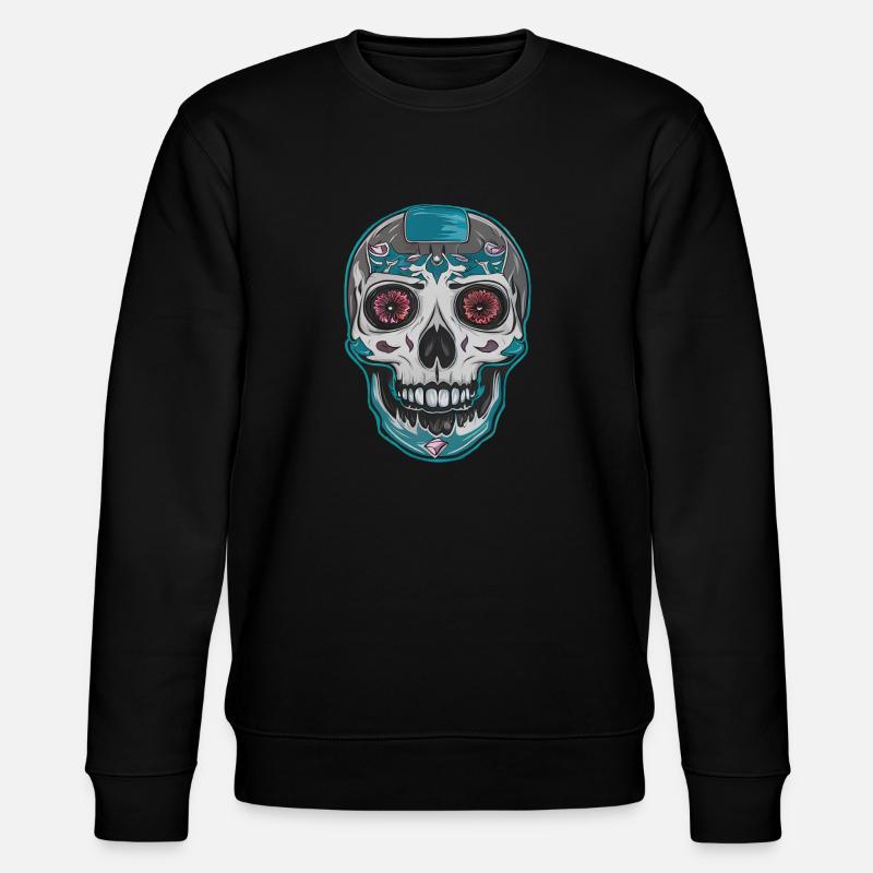 Crâne 2 - Sweat bio CHANGER Stanley/Stella Unisexe - noir