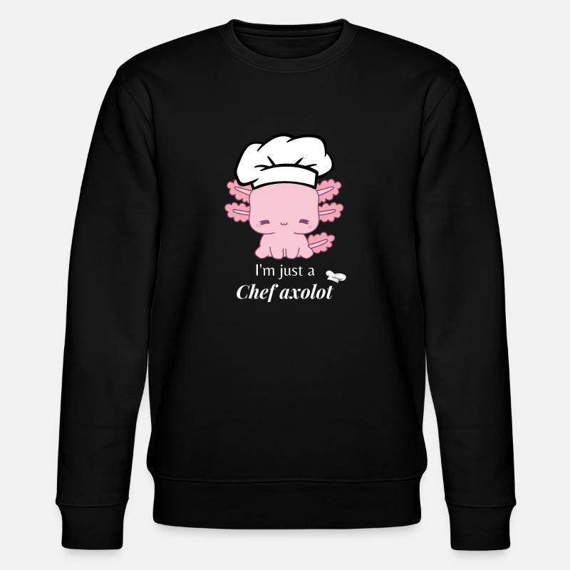 Chefkoch Axolotl - Stanley/Stella Unisex Bio-Sweatshirt CHANGER  - Schwarz