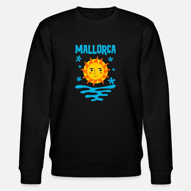 Wasser und sonne - Stanley/Stella Unisex Bio-Sweatshirt CHANGER  - Schwarz