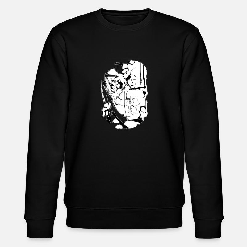 Freiheit der Interpretation - Stanley/Stella Unisex Bio-Sweatshirt CHANGER  - Schwarz