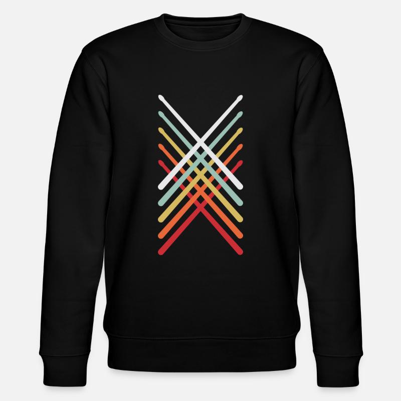 Drumsticks - Stanley/Stella Unisex Bio-Sweatshirt CHANGER  - Schwarz