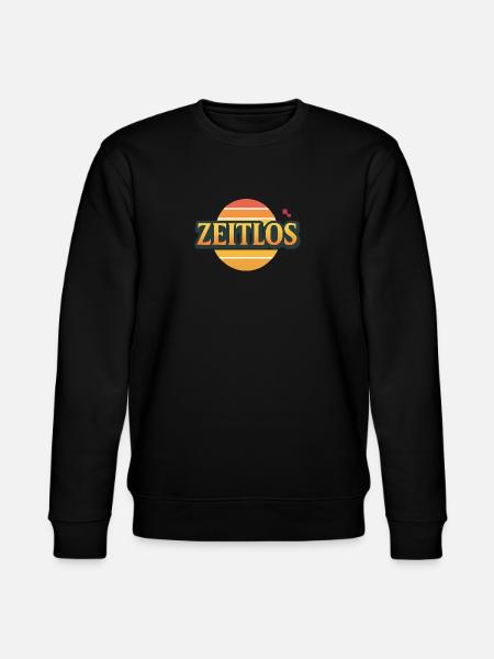 Zeitlos Logo - Stanley/Stella Unisex Bio-Sweatshirt CHANGER  - Schwarz