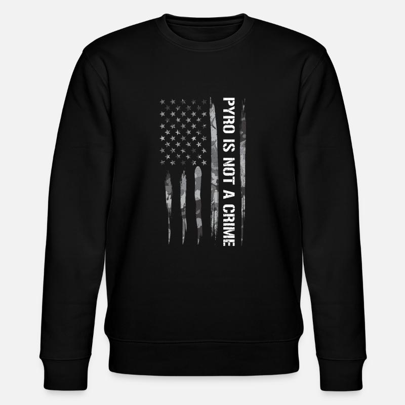 Pyro n’est pas un crime - Sweat bio CHANGER Stanley/Stella Unisexe - noir