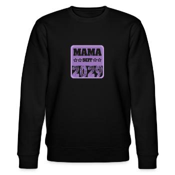 2029 - Stanley/Stella Unisex Bio-Sweatshirt CHANGER  - Schwarz - Vorne - Nik (191cm) & Marisol (170cm)