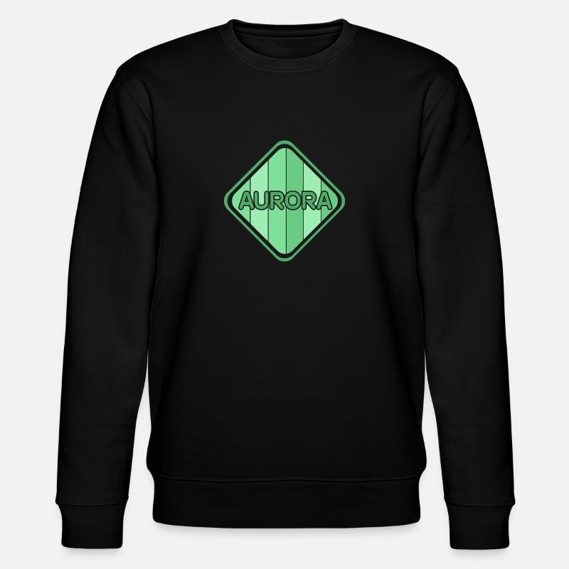 Mädchen Aurora - Stanley/Stella Unisex Bio-Sweatshirt CHANGER  - Schwarz
