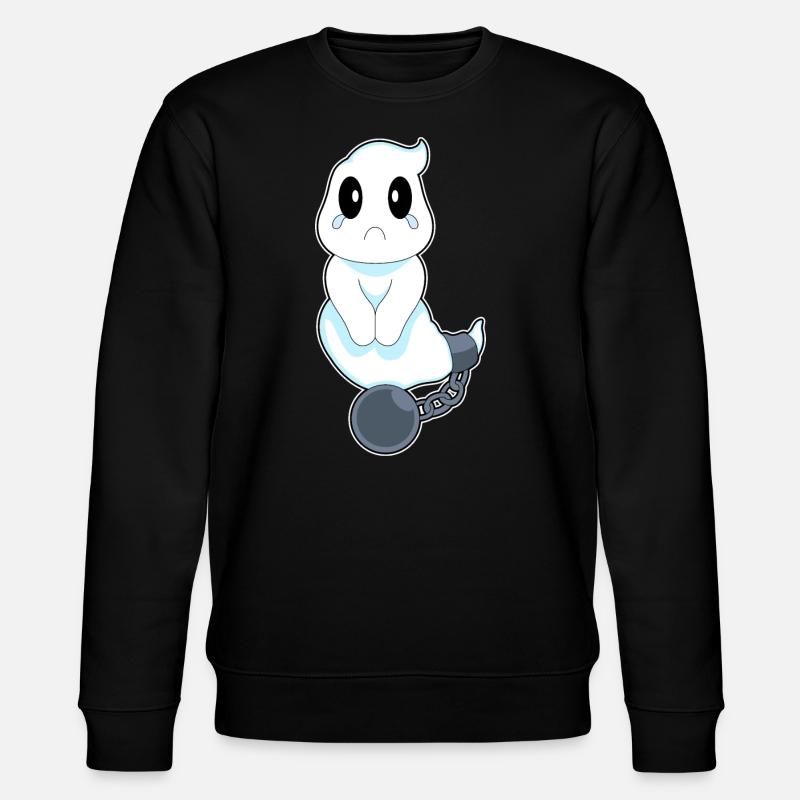 Ghost Halloween Prisoner - Stanley/Stella CHANGER Unisex Organic Sweatshirt - black