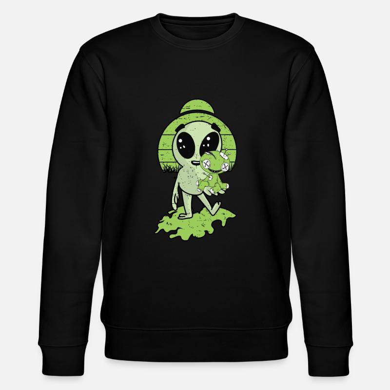 Alien avec Voodoo Doll - Sweat bio CHANGER Stanley/Stella Unisexe - noir