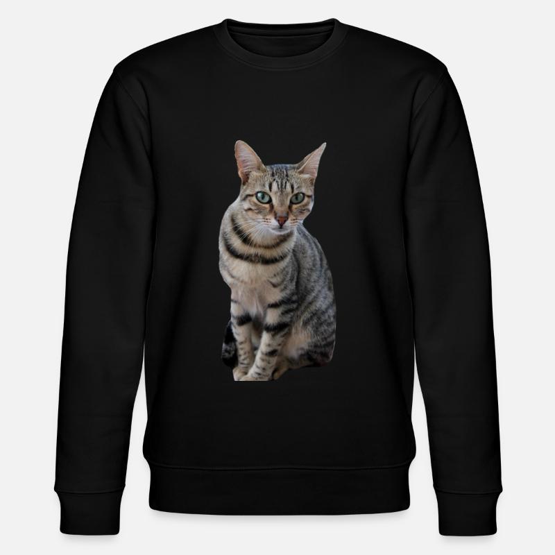 Katze Kätzchen - Stanley/Stella Unisex Bio-Sweatshirt CHANGER  - Schwarz