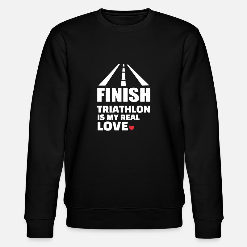 J’adore le triathlon - Sweat bio CHANGER Stanley/Stella Unisexe - noir