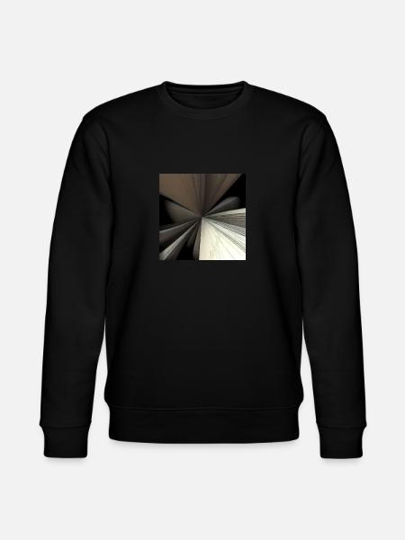 3D Digitaalinen taide - fraktaali abstrakti viileä - Stanley/Stella CHANGER unisex luomu-collegepaita - musta