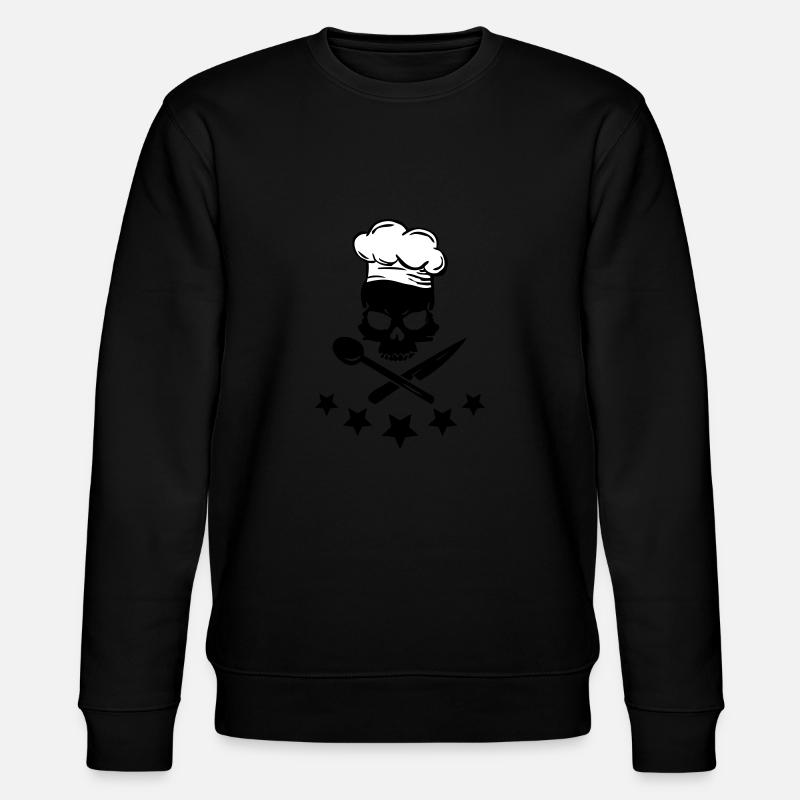 Cooking Skull - Sweat bio CHANGER Stanley/Stella Unisexe - noir