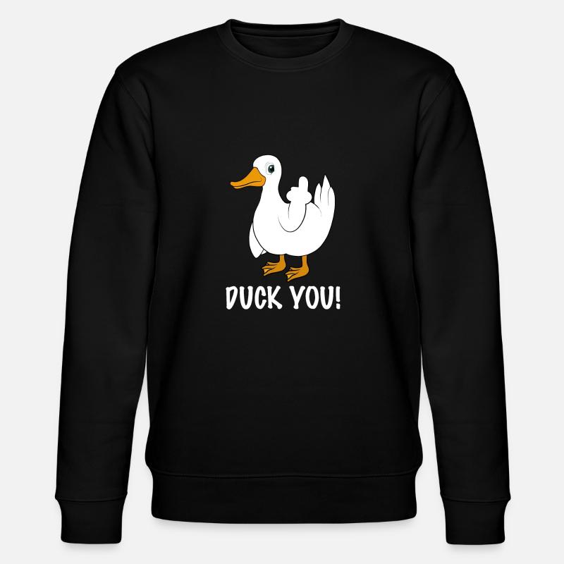 Drôle de canard vous canard - Sweat bio CHANGER Stanley/Stella Unisexe - noir