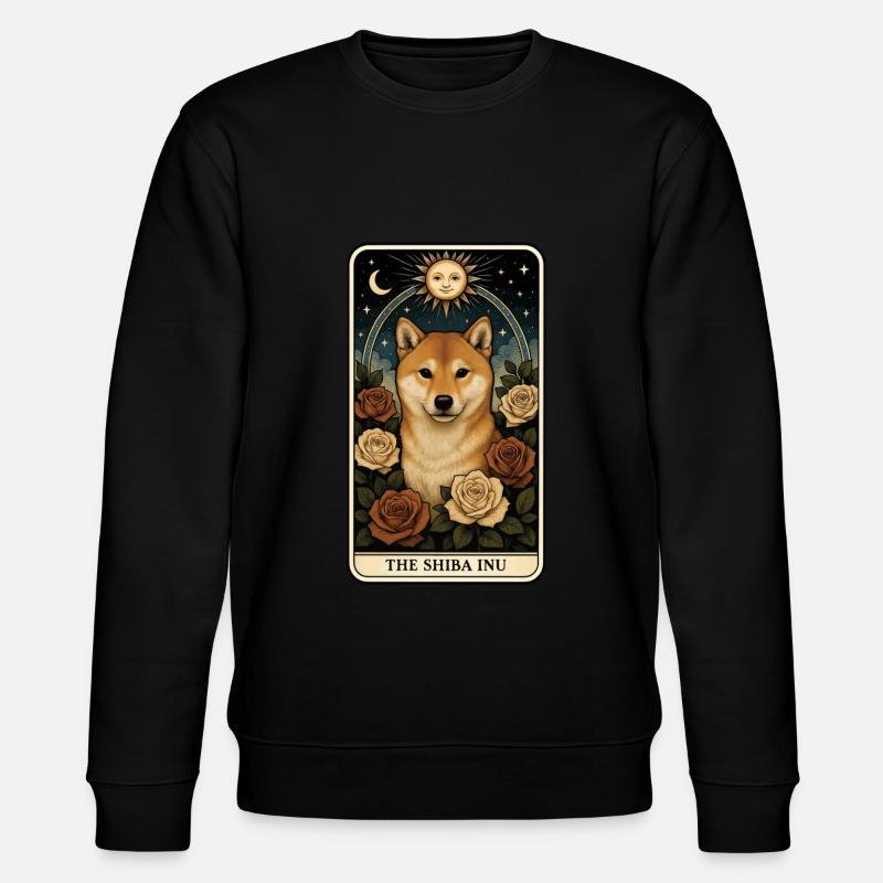 Shiba Inu - Stanley/Stella Unisex Bio-Sweatshirt CHANGER  - Schwarz
