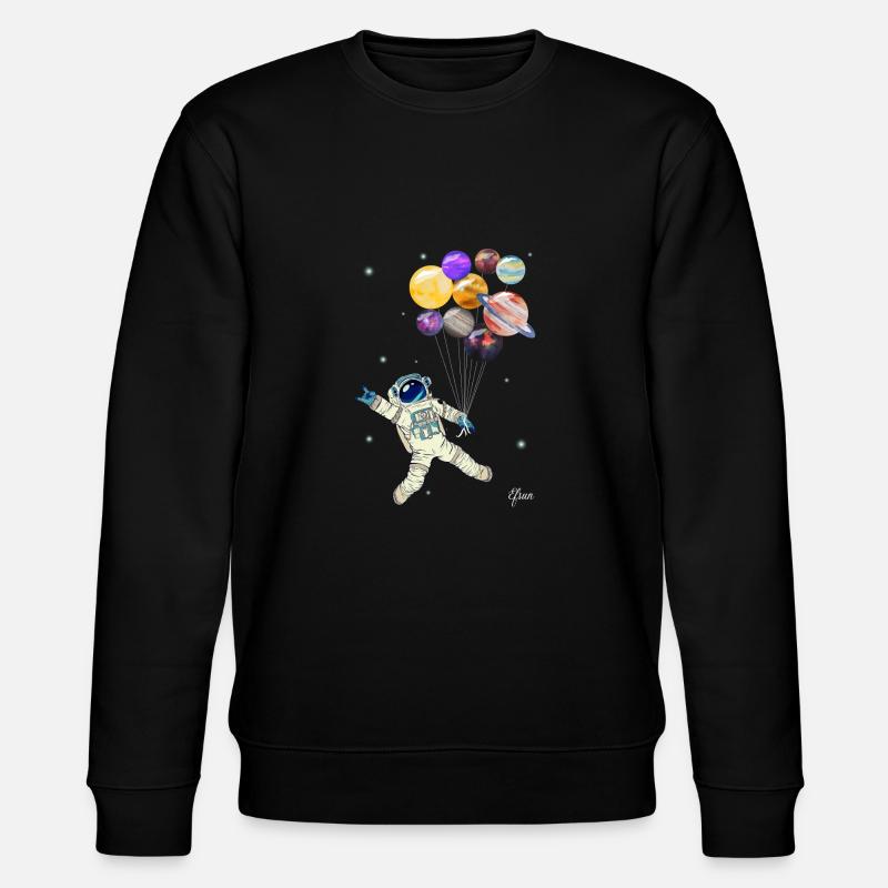 Planètes astronautes - Sweat bio CHANGER Stanley/Stella Unisexe - noir