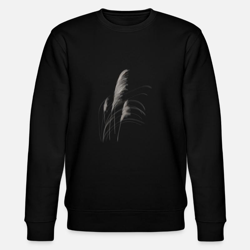 Herbe de la pampa - Sweat bio CHANGER Stanley/Stella Unisexe - noir
