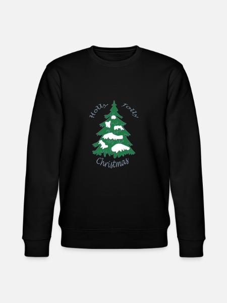 Holly Jolly Christmas - Stanley/Stella CHANGER Unisex Organic Sweatshirt - black