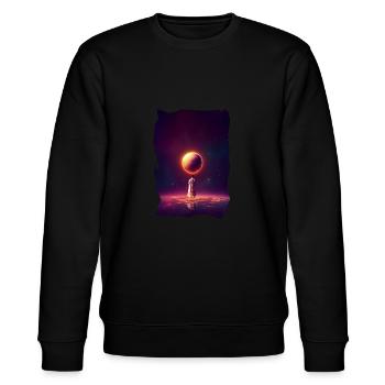 Univers - Sweat bio CHANGER Stanley/Stella Unisexe - noir - Devant - Nik (191cm) & Marisol (170cm)