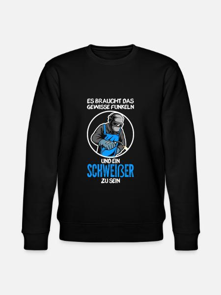 Schweißer Beruf Schweisser Geschenk - Stanley/Stella Unisex Bio-Sweatshirt CHANGER - Schwarz