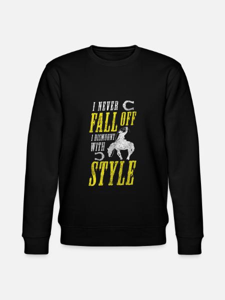 Cowboy Saddle - Stanley/Stella CHANGER Unisex Organic Sweatshirt - black