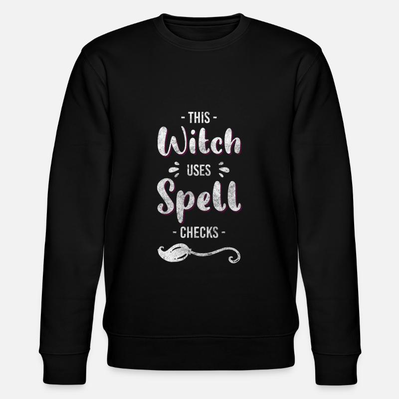 Witch Halloween - Stanley/Stella CHANGER Unisex Organic Sweatshirt - black