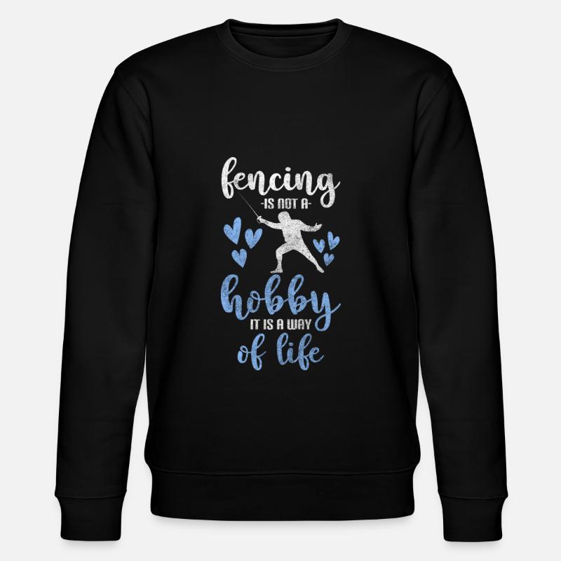Feuille de masque d’escrime - Sweat bio CHANGER Stanley/Stella Unisexe - noir