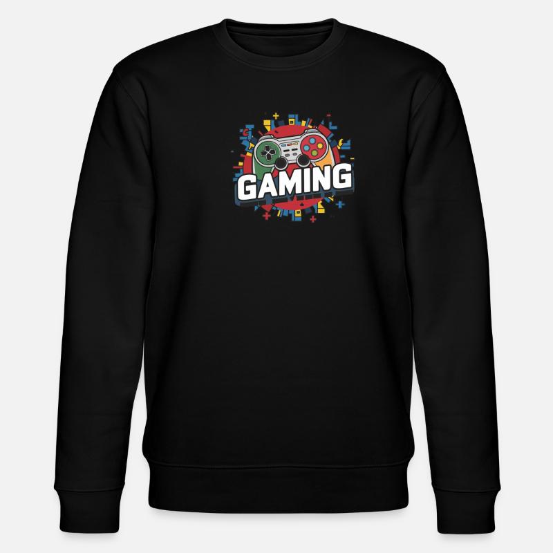 Gaming - Controller - Stanley/Stella Unisex Bio-Sweatshirt CHANGER  - Schwarz