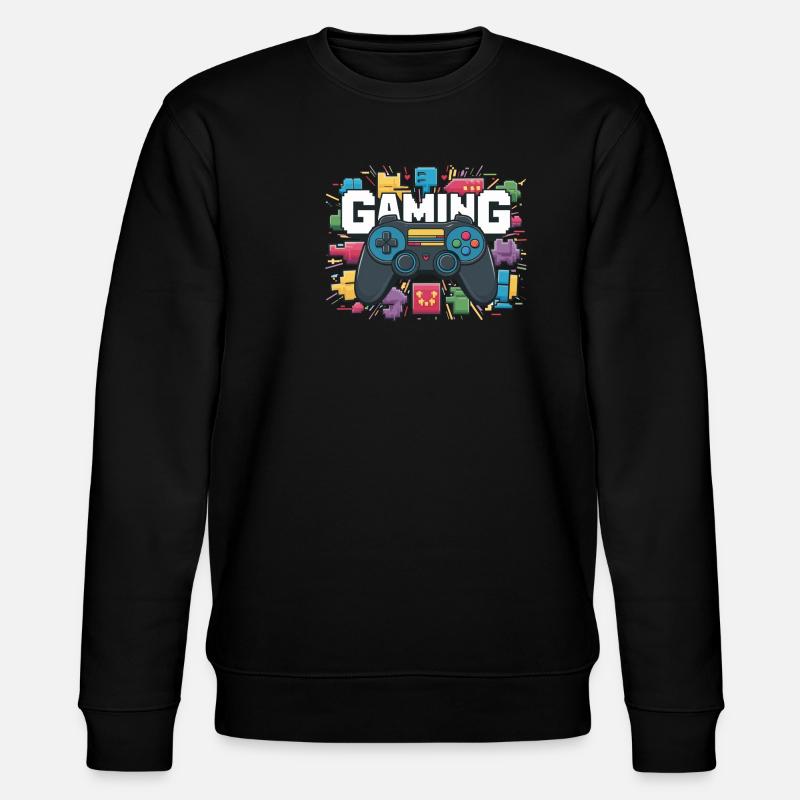 Gaming - Controller - Stanley/Stella Unisex Bio-Sweatshirt CHANGER  - Schwarz