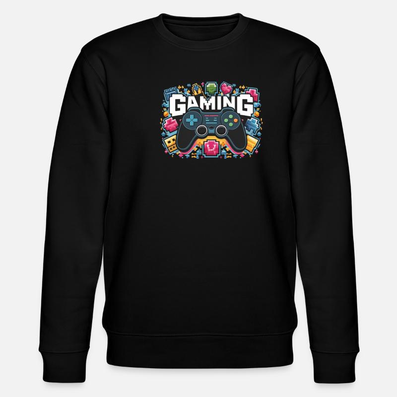 Gaming - Controller - Stanley/Stella Unisex Bio-Sweatshirt CHANGER  - Schwarz