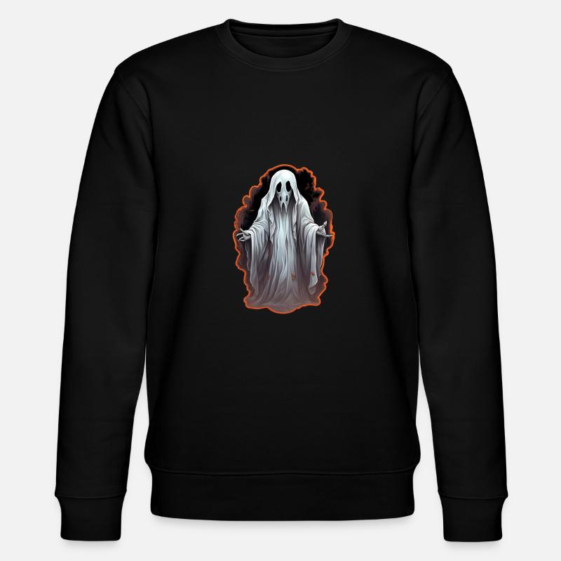 Fantôme d’Halloween - Sweat bio CHANGER Stanley/Stella Unisexe - noir