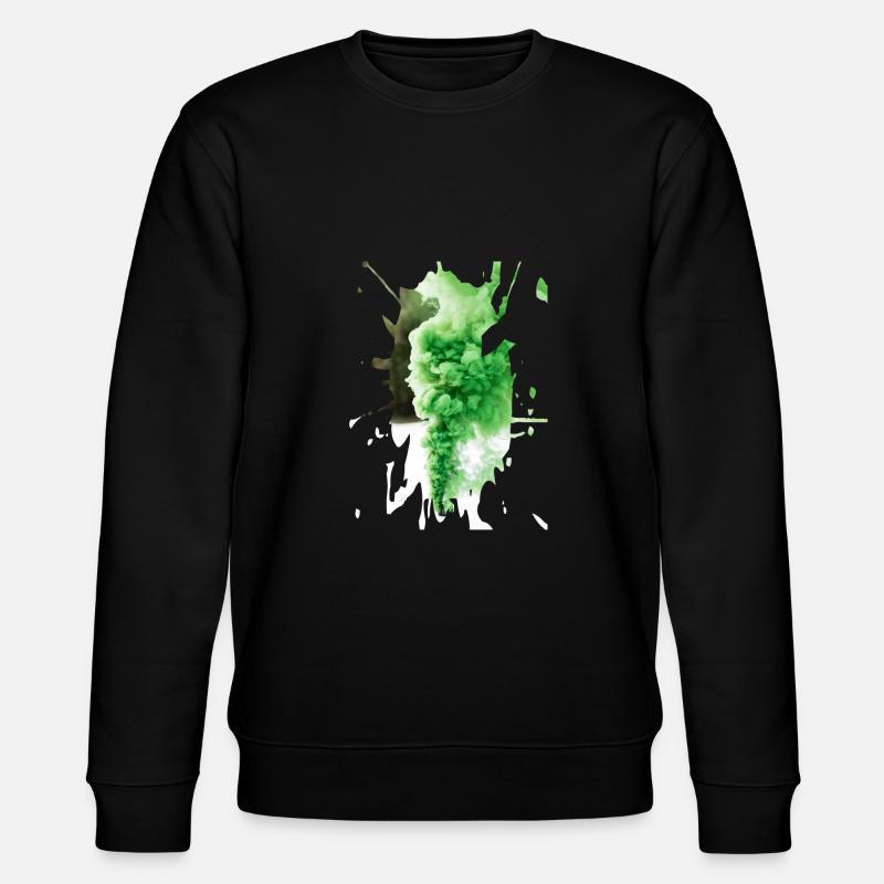 Fumée - Sweat bio CHANGER Stanley/Stella Unisexe - noir