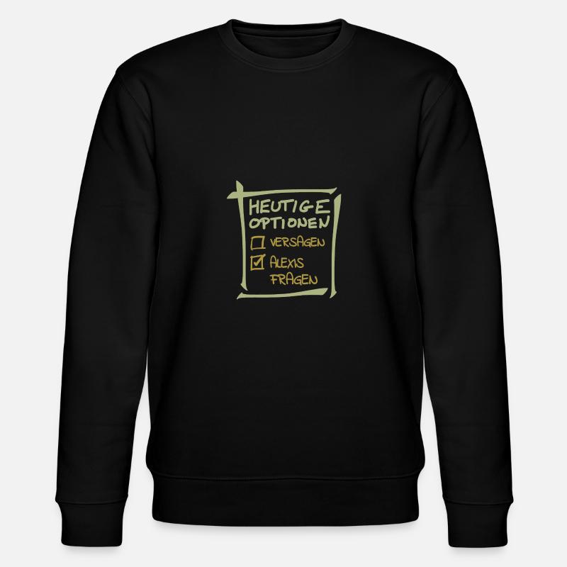 Alexis - Stanley/Stella Unisex Bio-Sweatshirt CHANGER  - Schwarz