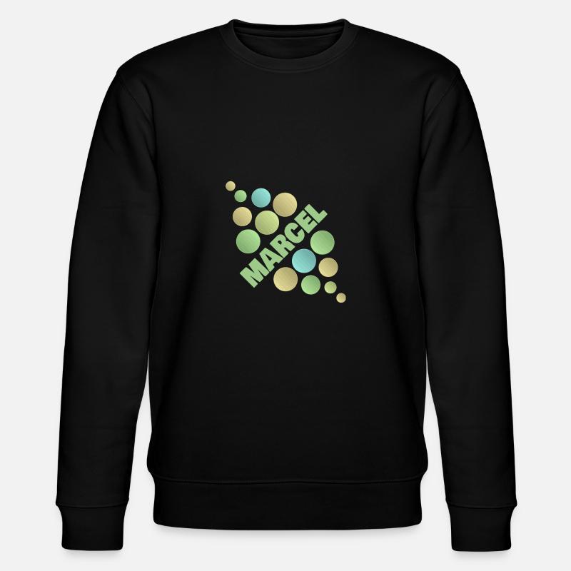 First name Marcel - Stanley/Stella CHANGER Unisex Organic Sweatshirt - black