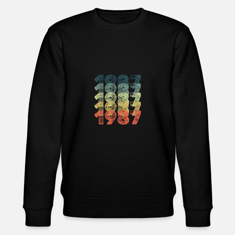 Année 1987 - Sweat bio CHANGER Stanley/Stella Unisexe - noir