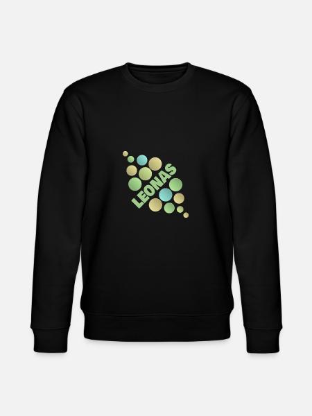 First name Leonas - Stanley/Stella CHANGER Unisex Organic Sweatshirt - black