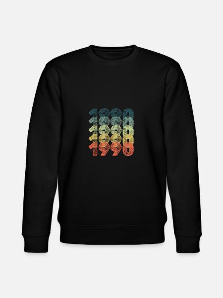 Year 1990 - Stanley/Stella CHANGER Unisex Organic Sweatshirt - black