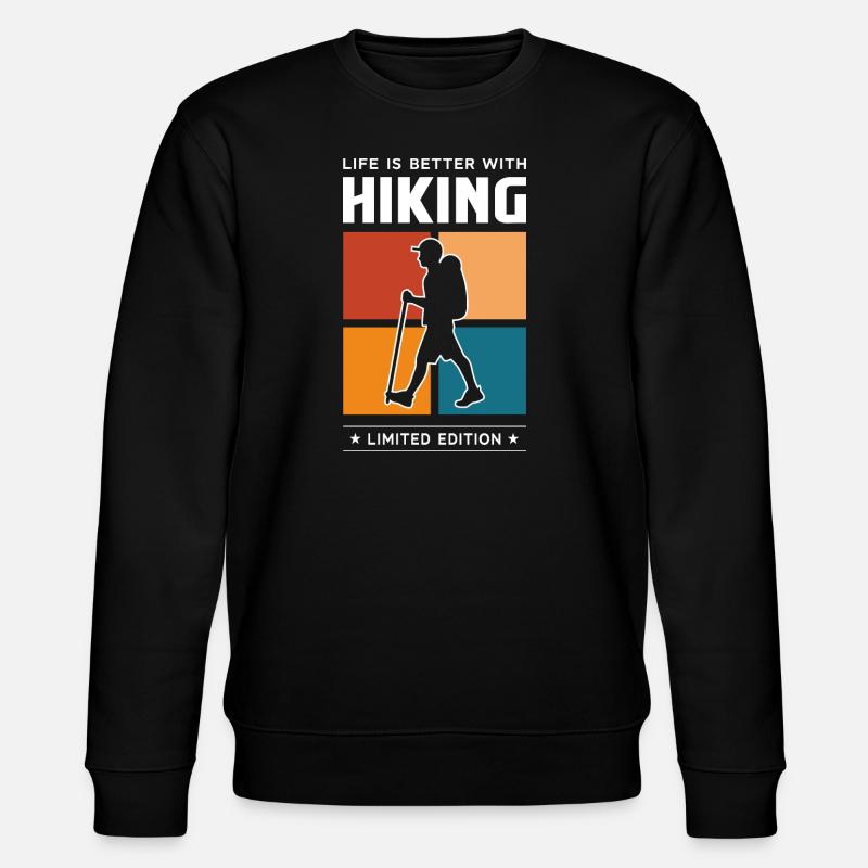 Randonnée - Sweat bio CHANGER Stanley/Stella Unisexe - noir