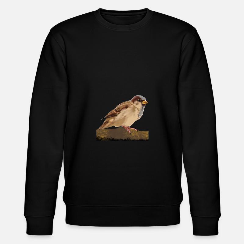 Spatz - Stanley/Stella Unisex Bio-Sweatshirt CHANGER  - Schwarz