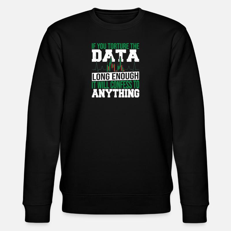 Datenanalyse Datenintegration Datenwissenschaft - Stanley/Stella Unisex Bio-Sweatshirt CHANGER  - Schwarz