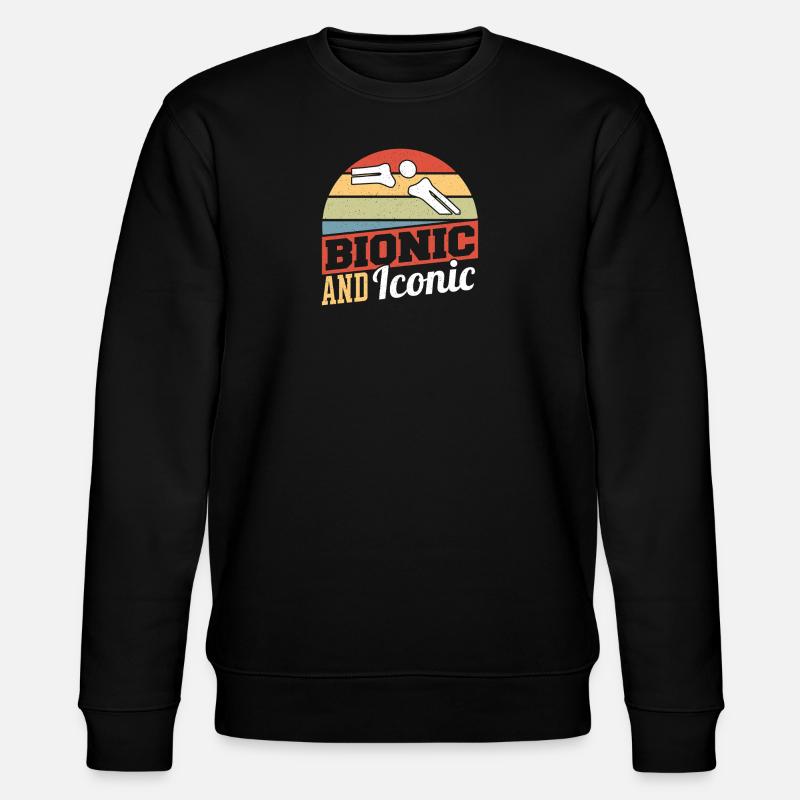Bionic and iconic - Stanley/Stella CHANGER Unisex Organic Sweatshirt - black