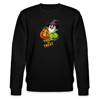 Trick or Treat - Effrayant et idiot - Sweat bio CHANGER Stanley/Stella Unisexe - noir - Devant - Nik (191cm) & Marisol (170cm)