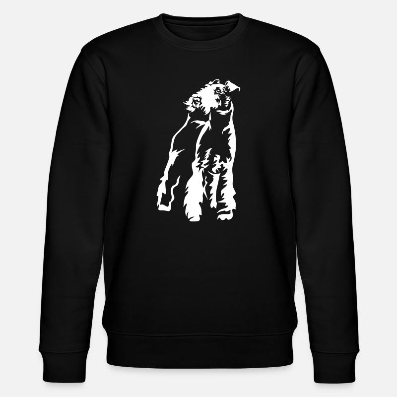 Fox Terrier "Black Edition" - Stanley/Stella CHANGER Unisex Organic Sweatshirt - black