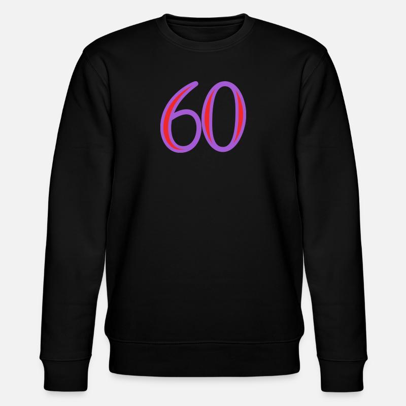 60. 60 JAHRE - Stanley/Stella Unisex Bio-Sweatshirt CHANGER  - Schwarz