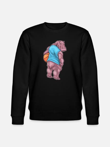 Hippopotame Basketteur Basketteur - Sweat bio CHANGER Stanley/Stella Unisexe - noir