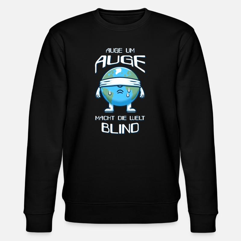 Œil pour œil - Sweat bio CHANGER Stanley/Stella Unisexe - noir